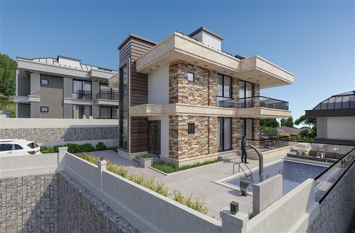 Шикарные виллы в районе Демирташ