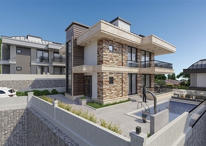 Шикарные виллы в районе Демирташ