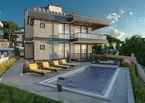 Шикарные виллы в районе Демирташ