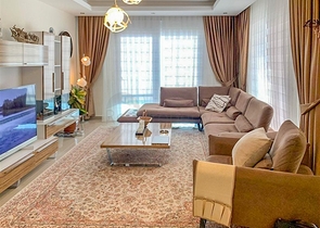 Просторный дуплекс с выходом в сад в районе Каргыджак