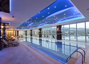 Просторный дуплекс с выходом в сад в районе Каргыджак