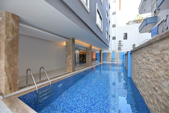 Меблированная трехкомнатная квартира в центре Аланьи