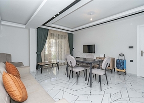 Меблированная трехкомнатная квартира в центре Аланьи