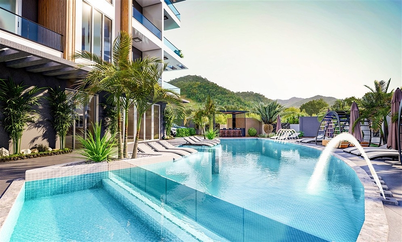 Квартиры в новом жилом комплексе в Махмутларе