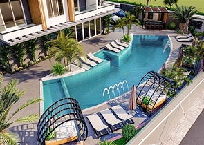 Квартиры в новом жилом комплексе в Махмутларе