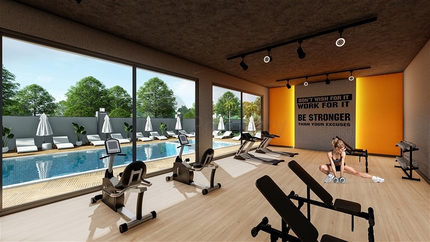 Жилой уютный комплекс на стадии строительства в районе Авсаллар