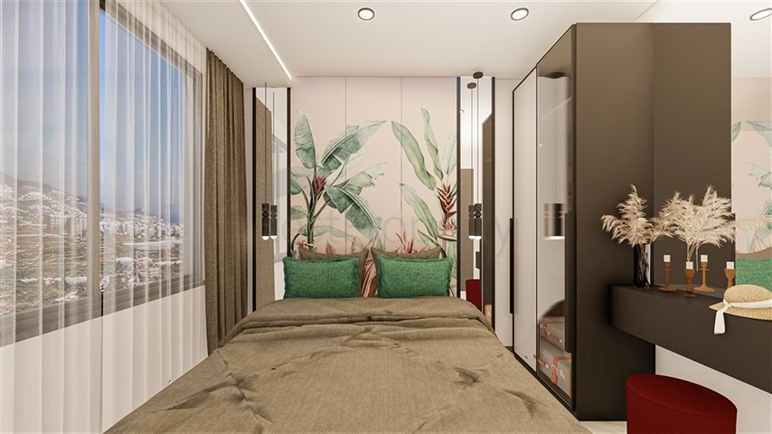 Жилой уютный комплекс на стадии строительства в районе Авсаллар