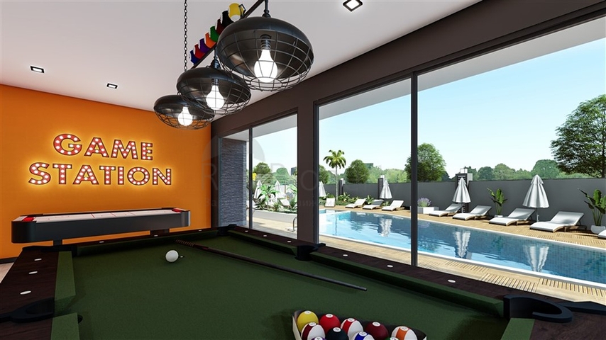 Жилой уютный комплекс на стадии строительства в районе Авсаллар