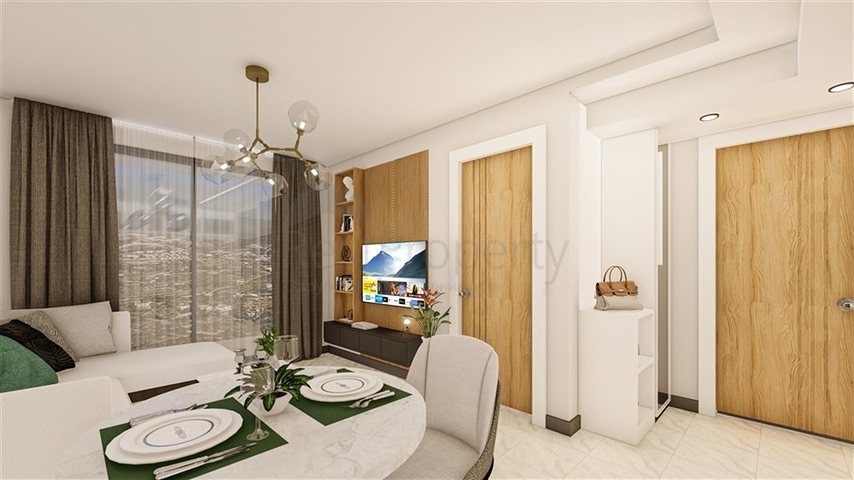 Жилой уютный комплекс на стадии строительства в районе Авсаллар