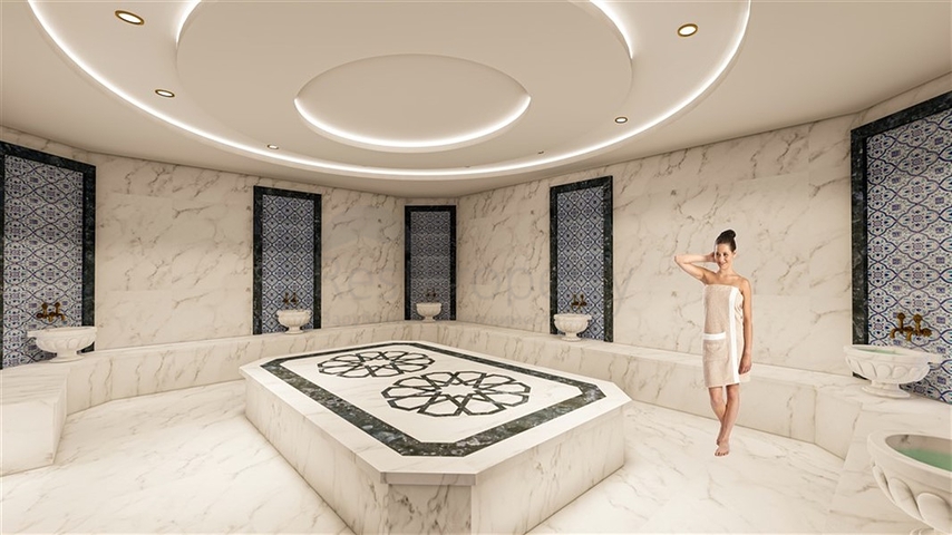 Жилой уютный комплекс на стадии строительства в районе Авсаллар