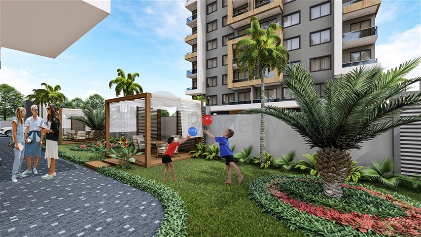 Жилой уютный комплекс на стадии строительства в районе Авсаллар