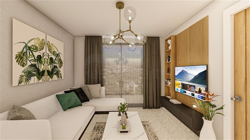 Жилой уютный комплекс на стадии строительства в районе Авсаллар