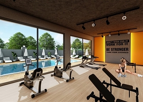 Жилой уютный комплекс на стадии строительства в районе Авсаллар