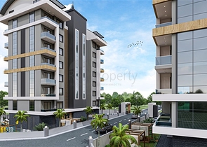 Жилой уютный комплекс на стадии строительства в районе Авсаллар