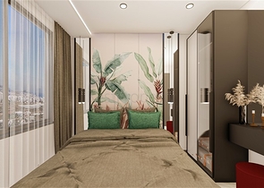 Жилой уютный комплекс на стадии строительства в районе Авсаллар