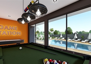 Жилой уютный комплекс на стадии строительства в районе Авсаллар