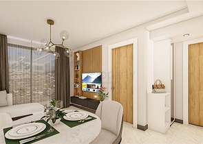 Жилой уютный комплекс на стадии строительства в районе Авсаллар