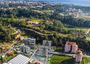 Жилой уютный комплекс на стадии строительства в районе Авсаллар