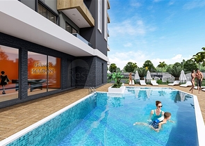 Жилой уютный комплекс на стадии строительства в районе Авсаллар