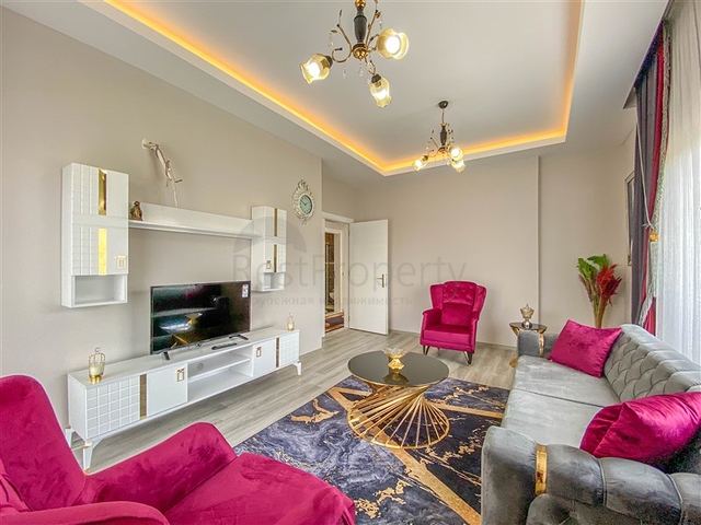 Меблированная квартира 2+1 в 900 метрах до моря в районе Демирташ