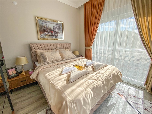 Меблированная квартира 2+1 в 900 метрах до моря в районе Демирташ