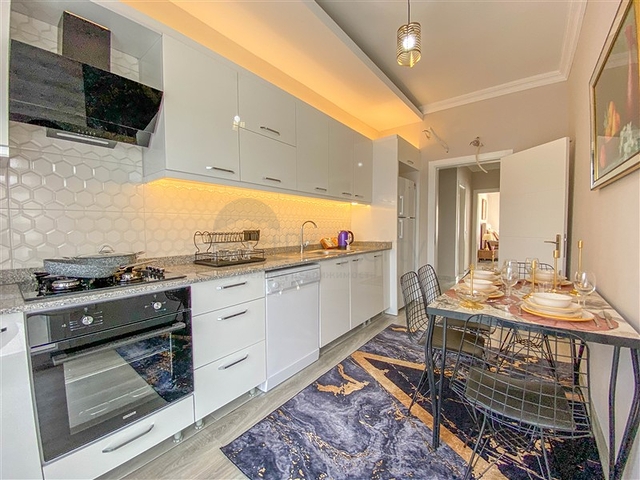 Меблированная квартира 2+1 в 900 метрах до моря в районе Демирташ