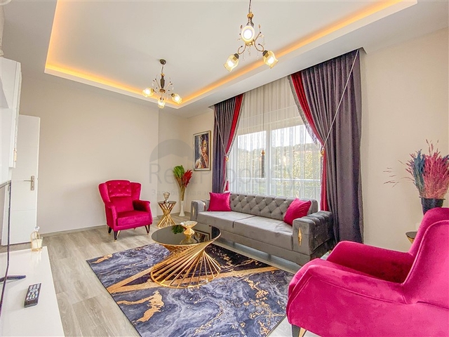 Меблированная квартира 2+1 в 900 метрах до моря в районе Демирташ