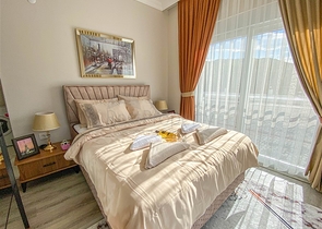 Меблированная квартира 2+1 в 900 метрах до моря в районе Демирташ