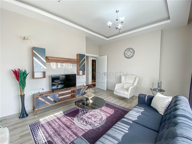 Трехкомнатная меблированная квартира в новом комплексе Демирташа