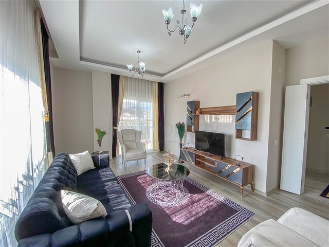 Трехкомнатная меблированная квартира в новом комплексе Демирташа