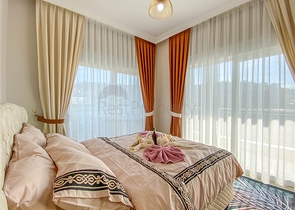 Трехкомнатная меблированная квартира в новом комплексе Демирташа