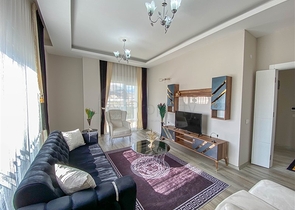 Трехкомнатная меблированная квартира в новом комплексе Демирташа