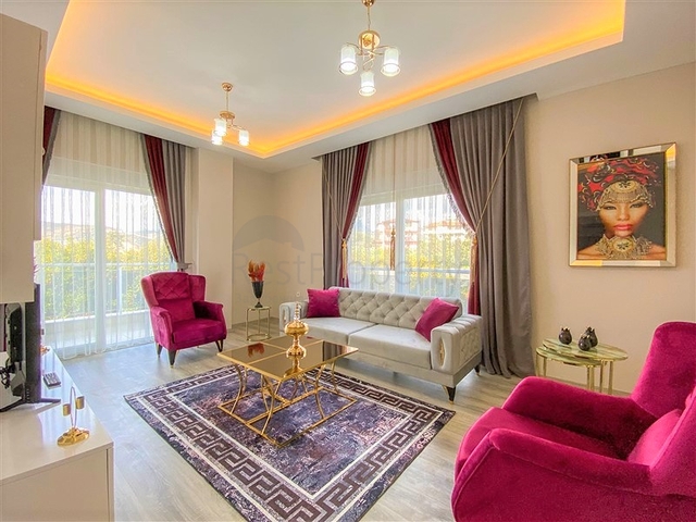 Меблированная квартира 2+1 с отдельной кухней в районе Демирташ