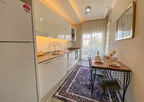 Меблированная квартира 2+1 с отдельной кухней в районе Демирташ