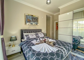 Меблированная квартира 2+1 с отдельной кухней в районе Демирташ