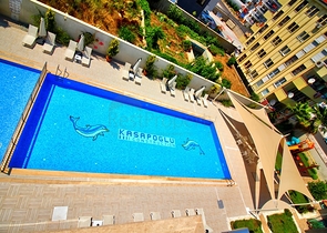 Двухкомнатная квартира в 300 метрах от моря в районе Кестель