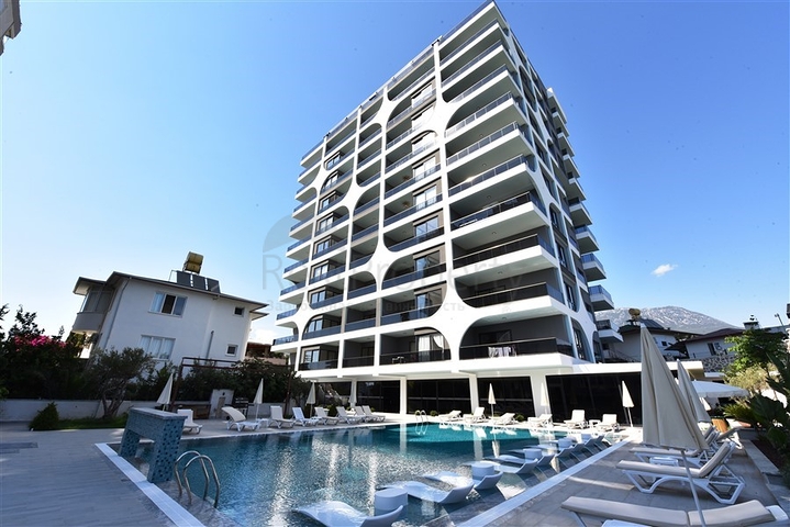 Меблированная двухкомнатная квартира в районе Махмутлар