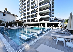 Меблированная двухкомнатная квартира в районе Махмутлар