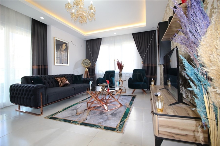 Апартаменты 2+1 с мебелью в районе Махмутлар