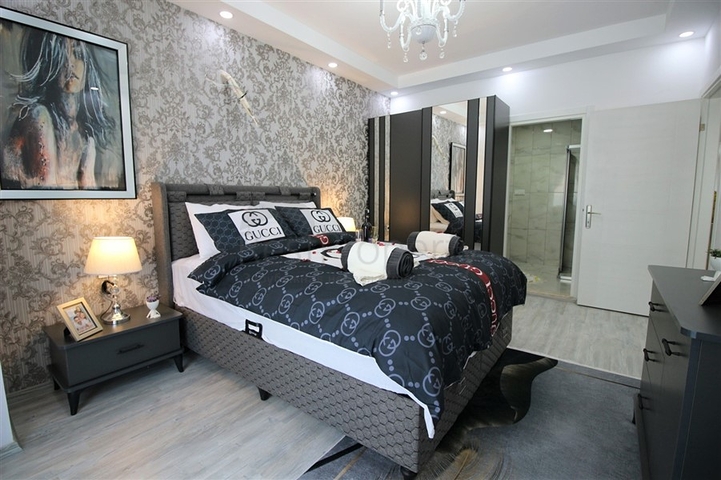 Апартаменты 2+1 с мебелью в районе Махмутлар