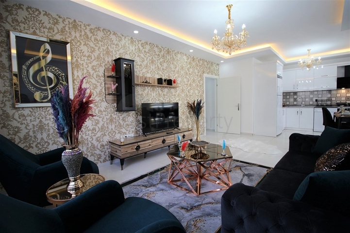 Апартаменты 2+1 с мебелью в районе Махмутлар