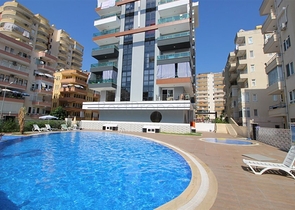 Апартаменты 2+1 с мебелью в районе Махмутлар