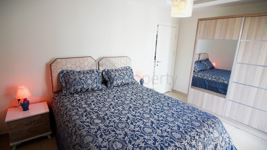 Двухкомнатная меблированная квартира в Махмутларе