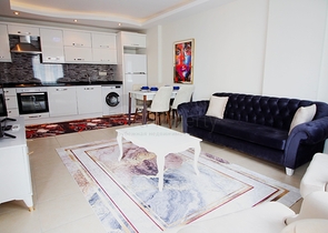 Двухкомнатная меблированная квартира в Махмутларе