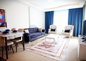 Двухкомнатная меблированная квартира в Махмутларе