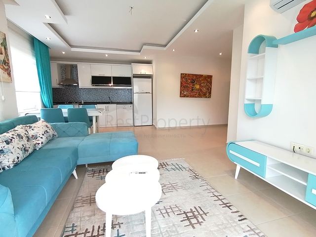 Квартира 1+1 с мебелью в Махмутларе