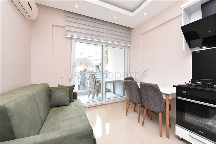 Меблированные апартаменты планировкой 1+1 на пляже Клеопатра