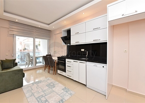 Меблированные апартаменты планировкой 1+1 на пляже Клеопатра