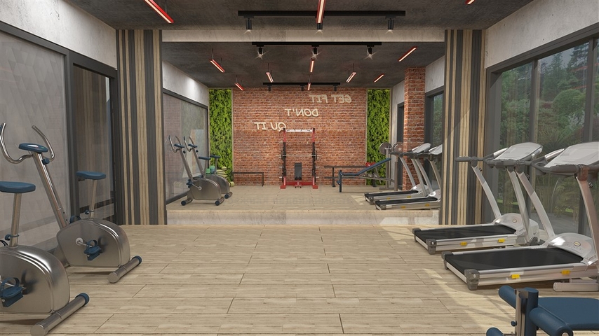 Современный комплекс в европейском районе Оба