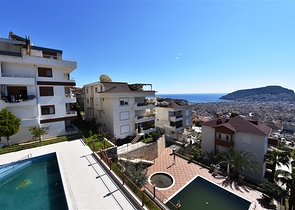 Пентхаус 3+1 в центральном районе Алании